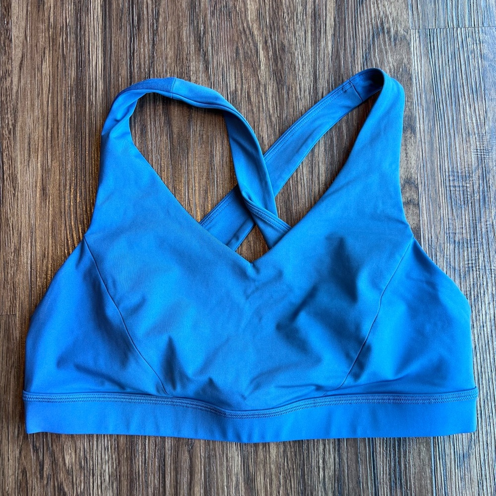 Lululemon blue Envital racerback sportsbra
